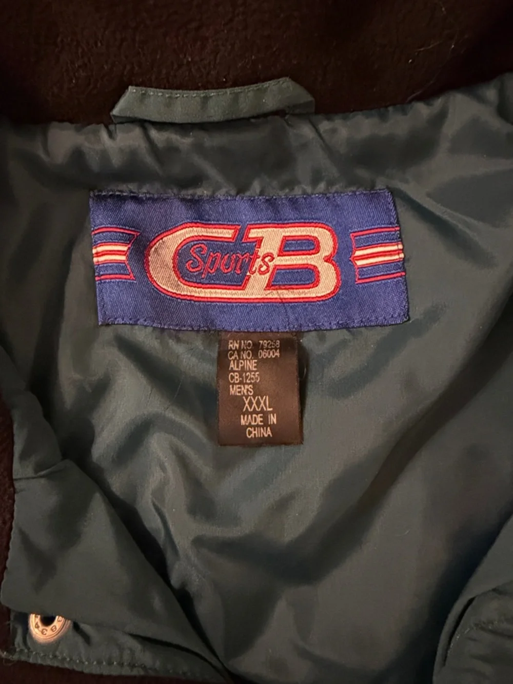 Vintage CB Sports Anorak Jacket XXXL Green Black Pullover Hooded - Picture 4 of 12